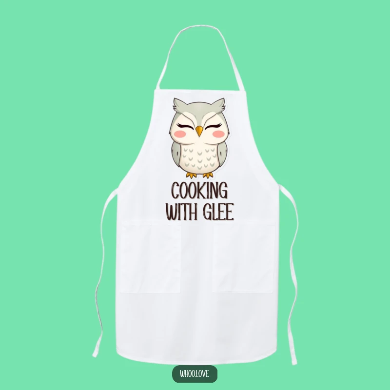 Funny Owl Apron: Cook with a Smile, Perfect Kitchen Gift