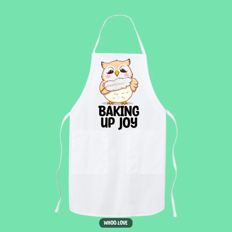 Funny Giggling Owl Apron: Cook with Delight and Feathered Fun in the Kitchen