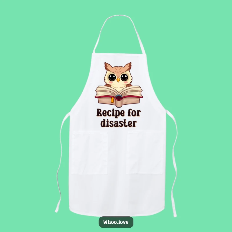 Funny Owl Apron: Cook Up Laughs in the Kitchen, Great Gift