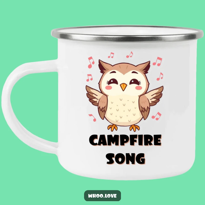 Funny Owl Camping Mug: Melodious Hoot - Outdoor Funny Gift