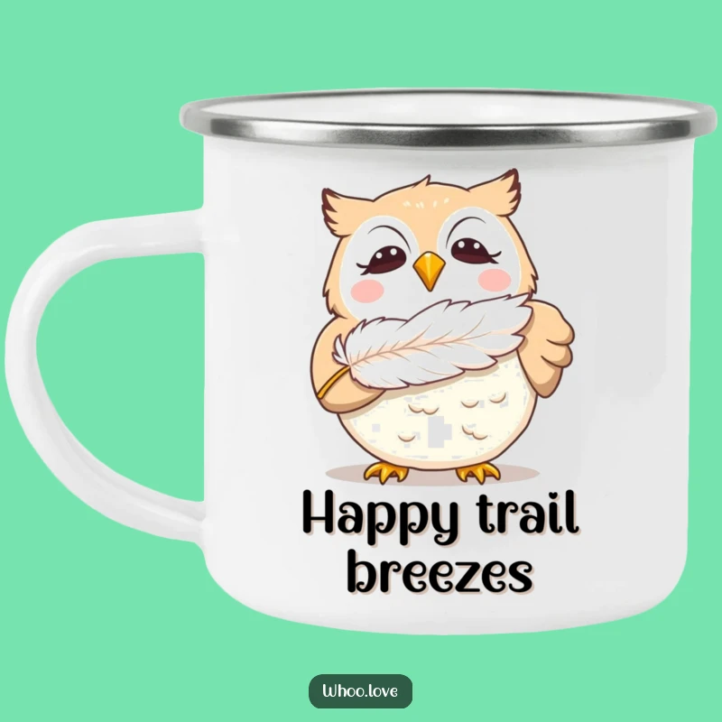 Funny Giggling Owl Camping Mug: Your Joyful Companion for Outdoor Adventures