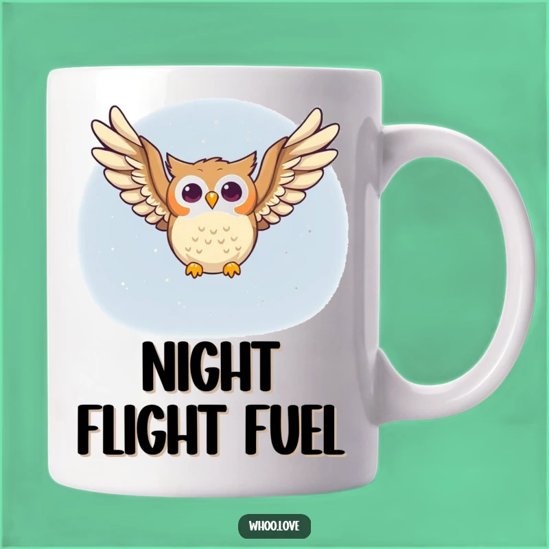 Funny Happy Owl Soaring Mug: A Hilarious Gift for Bird Lovers