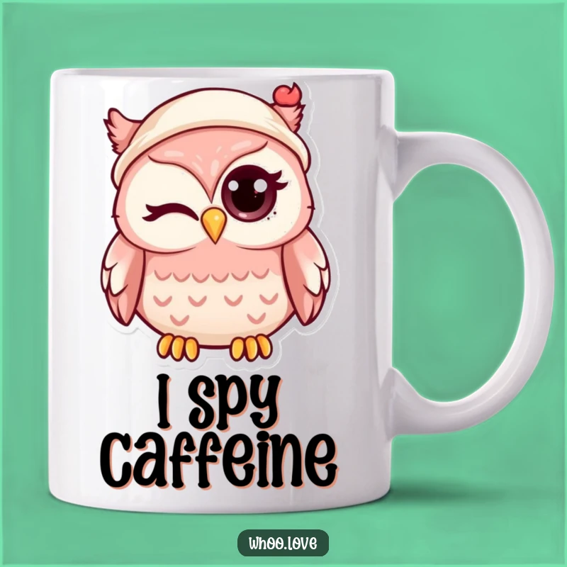 Funny Kawaii Owl Winking Mug: Adorable & Hilarious Gift Idea