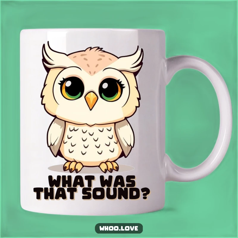 Funny Owl Mug: Curious Hooting Friend Gift for Bird Lovers, Perfect Quirky Present