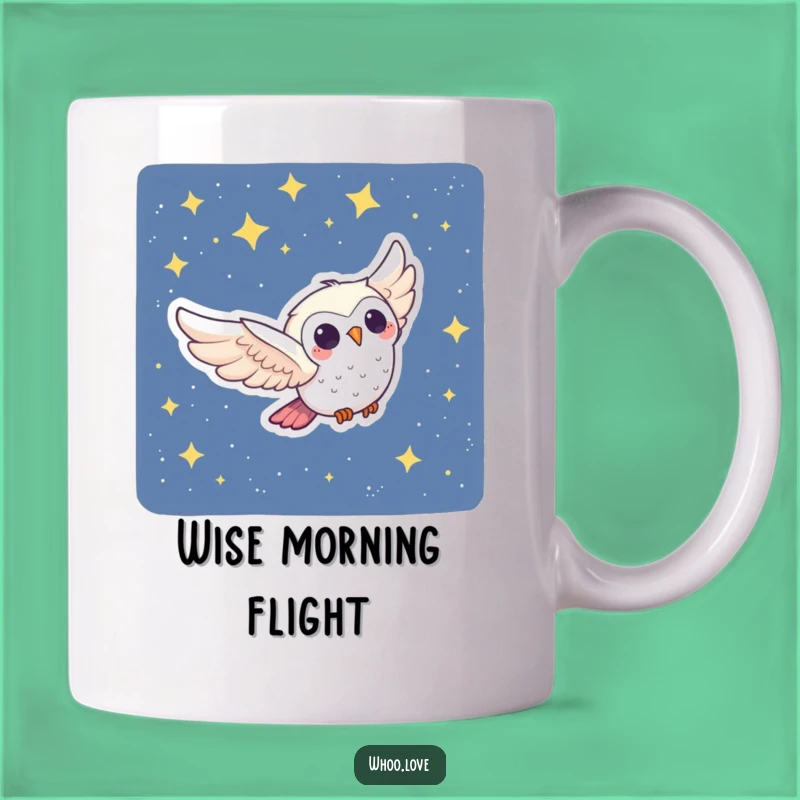 Funny Owl Swoop Mug: A Whimsical Gift for Night Owls