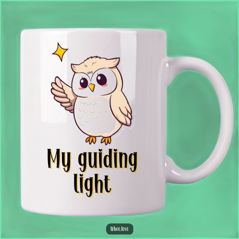 Funny Owl Guiding Star Mug: A Whimsical Gift for Dreamers and Seekers