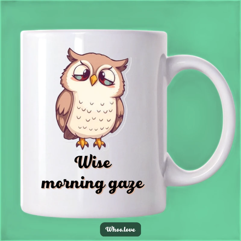 Funny Owl Curiosity Mug - Wise Bird Coffee Cup, Perfect Funny Gift!
