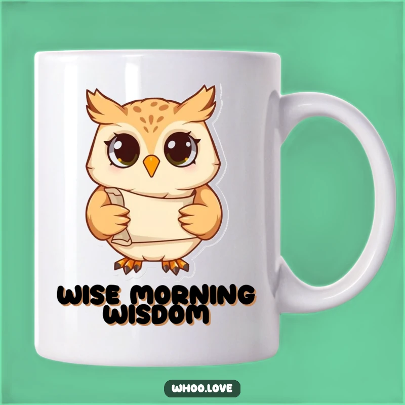 Funny Studious Owl Mug: Gift Your Favorite Scholar with this Wise Character Mug