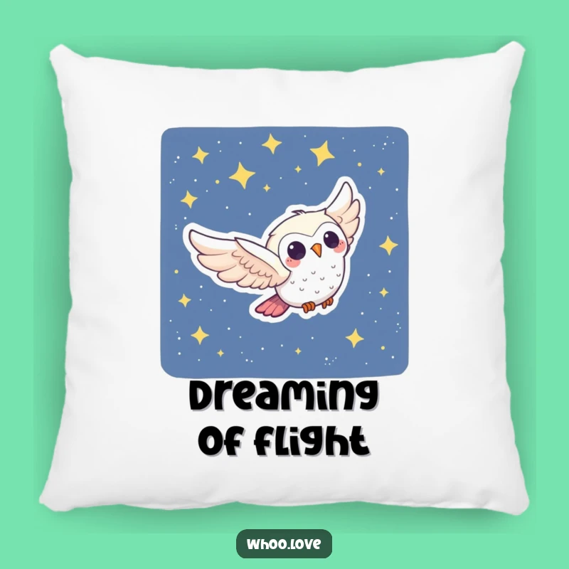 Comfy Funny Owl Swoop Pillow: Dreamy Comfort