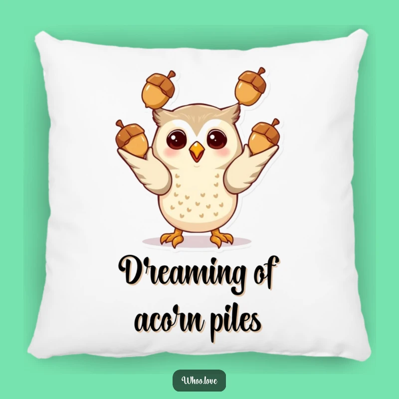 Funny Giddy Owl Juggling Pillow - Cozy Comfort with a Side of Fun