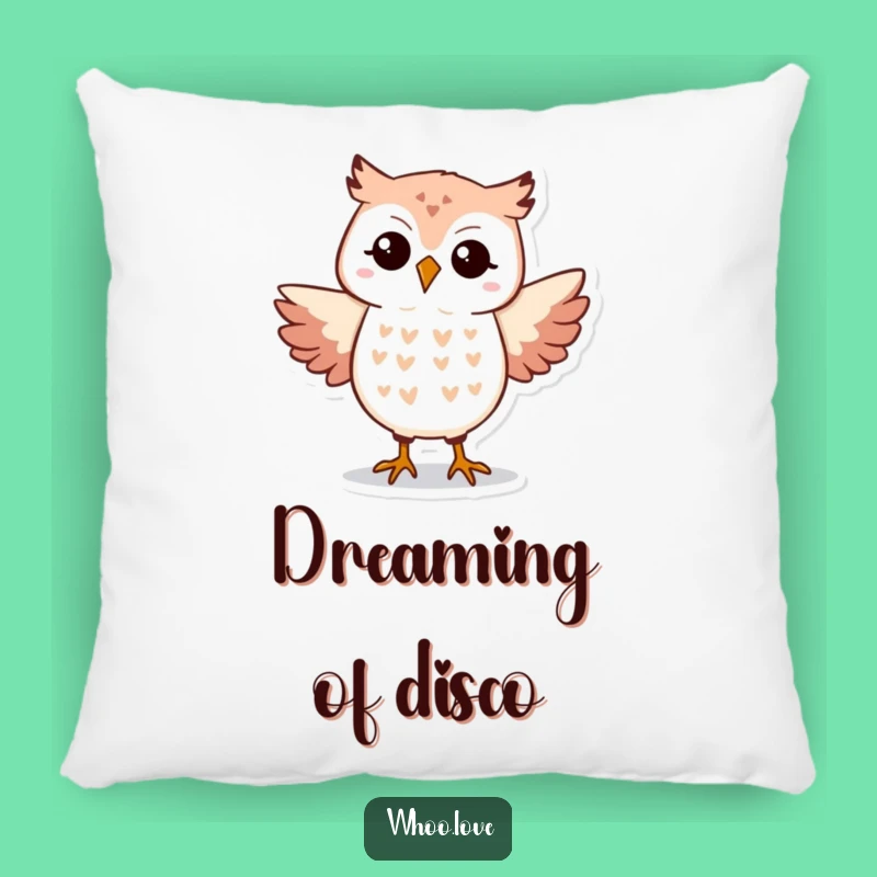 Funny Owl Dance Pillow: Cozy Silly Hooting Cushion, Hilarious Gift for Comfort Lovers