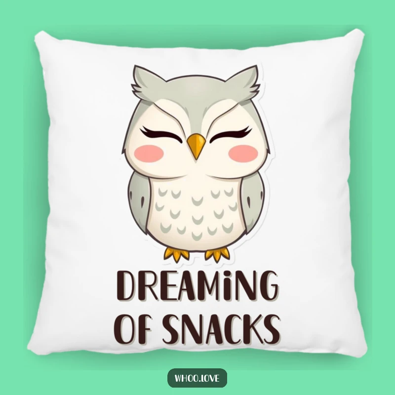 Funny Owl Pillow: Cozy Smiles and Happy Dreams, Ideal Gift