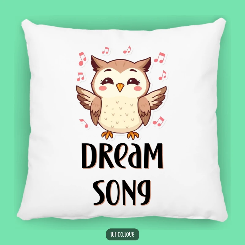 Funny Owl Pillow: Musical Hoot - Soft Funny Gift