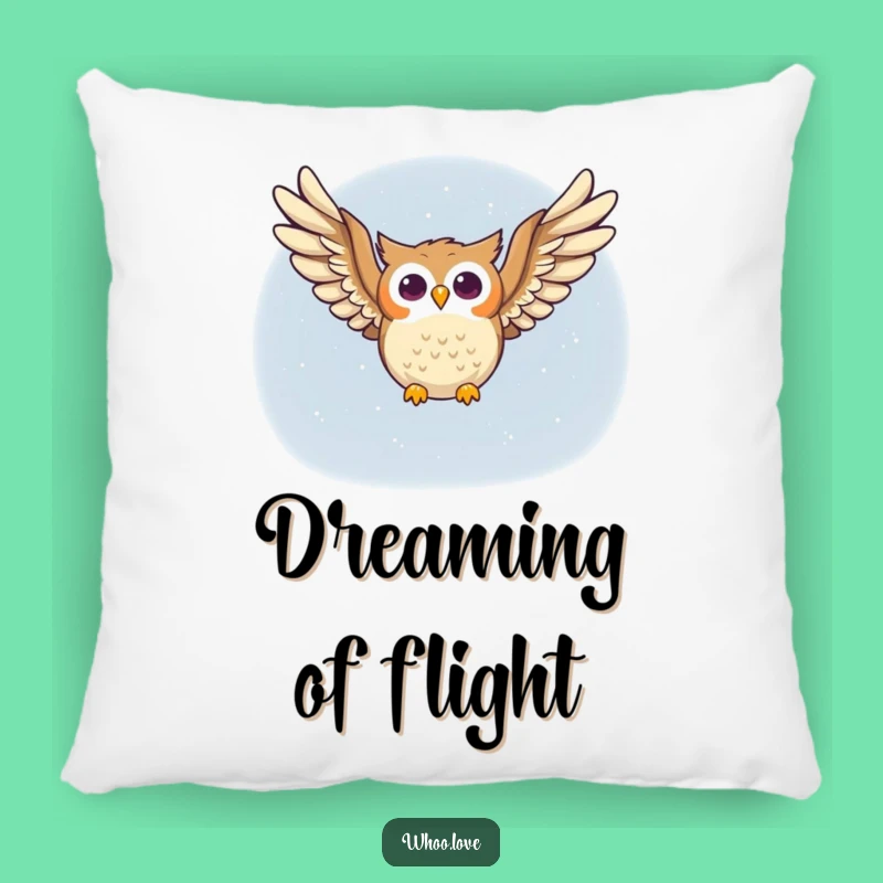 Funny Soaring Owl Pillow: Add Cozy Comfort and Humor to Your Home