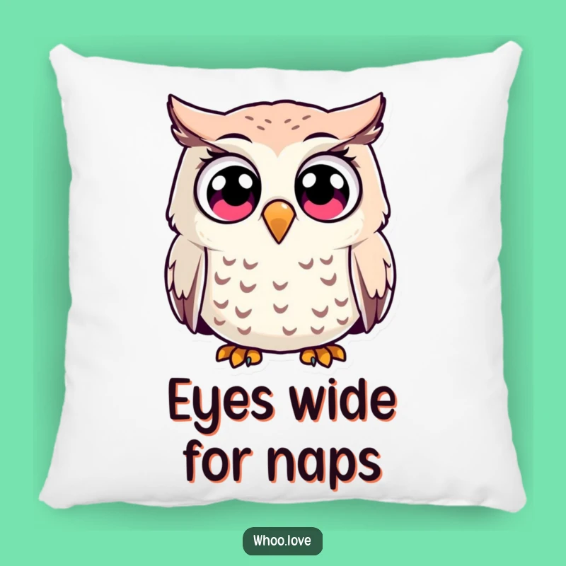 Funny Surprised Owl Pillow: Snuggle Up with Hilarious Wide-Eyed Comfort