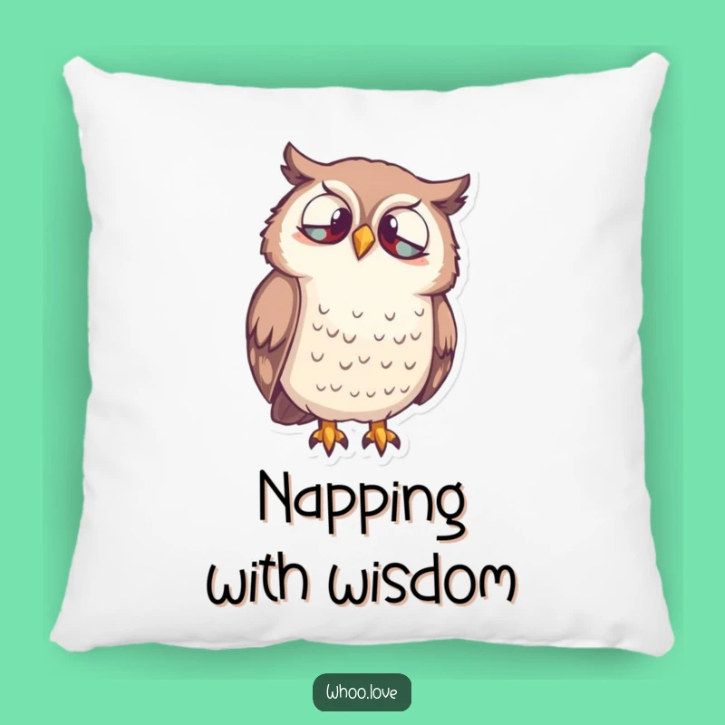 Funny Owl Curiosity Pillow - Soft Bird Cushion, Perfect Funny Gift!