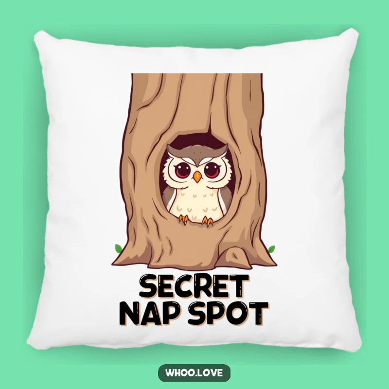 Funny Mischievous Owl Pillow: Cozy Up with Playful Comfort