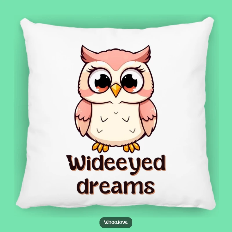 Funny Excited Owl Pillow: Cuddle Up with Pure Joy