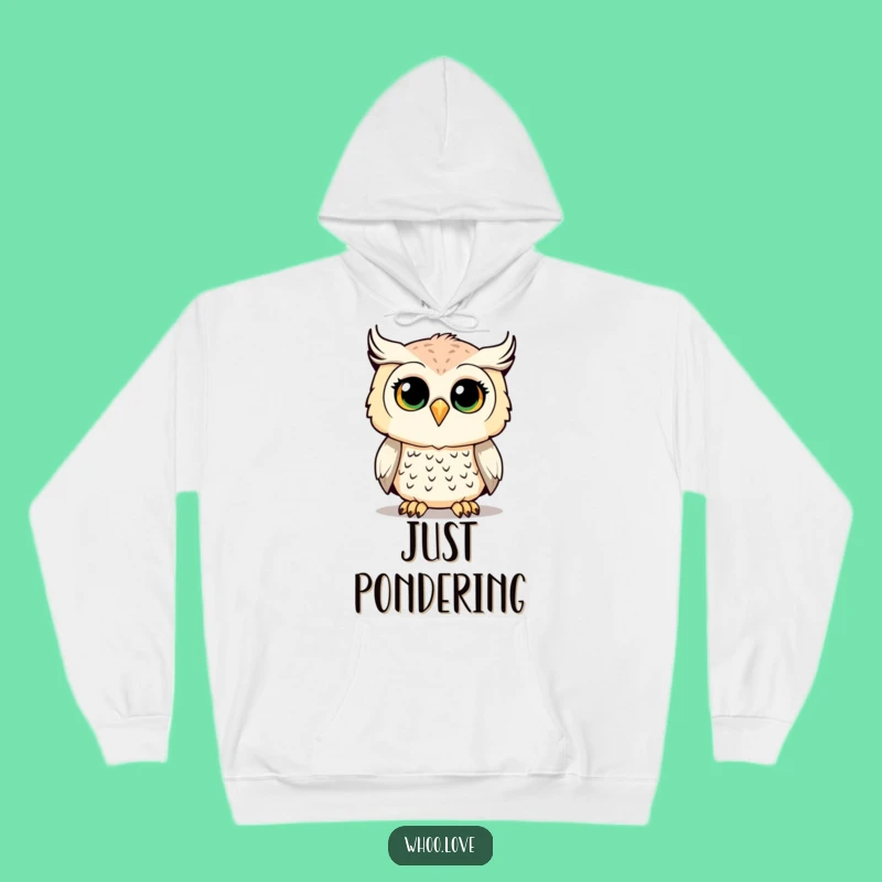Funny Owl Hoodie: Cozy Curious Hooting Sweatshirt, Perfect Warm Gift for Owl Fans