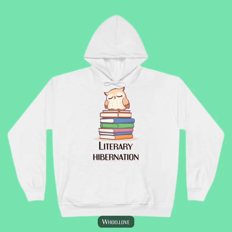 Funny Sleepy Owl Hoodie: Stay Cozy While Dreaming of Knowledge and Naps