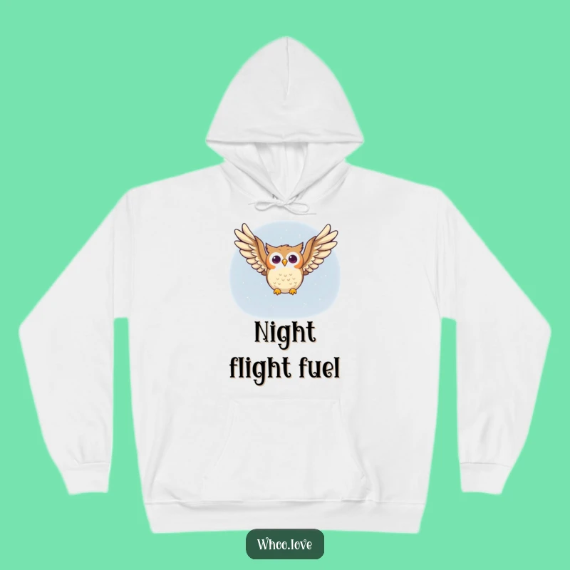 Funny Soaring Owl Hoodie: Cozy Up with This Hilarious Winter Warmth