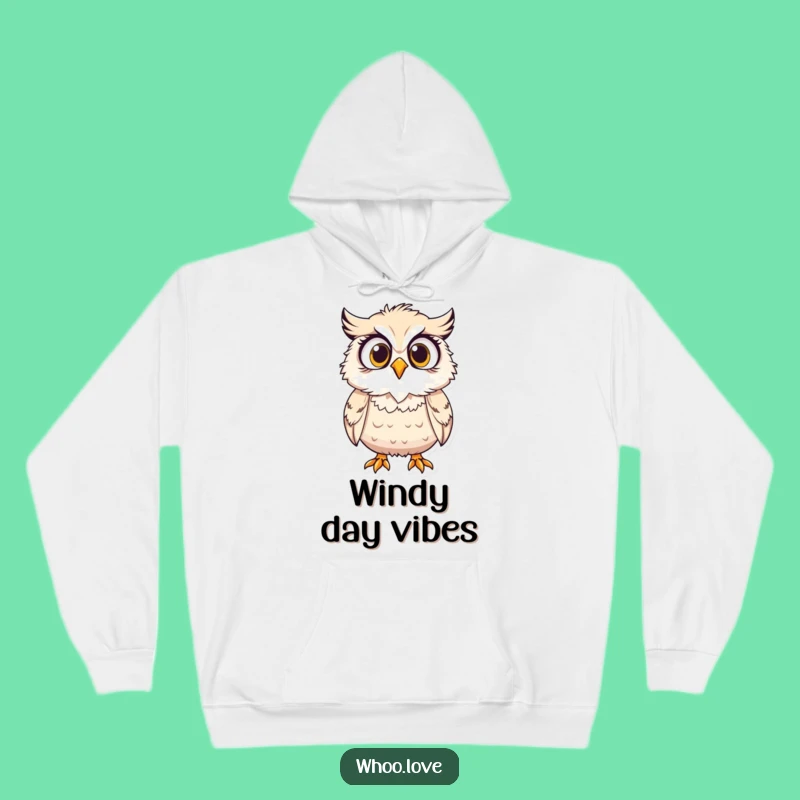 Funny Cozy Gust Hoodie: Surprised Owl Feathers, Warm Nature Gift!