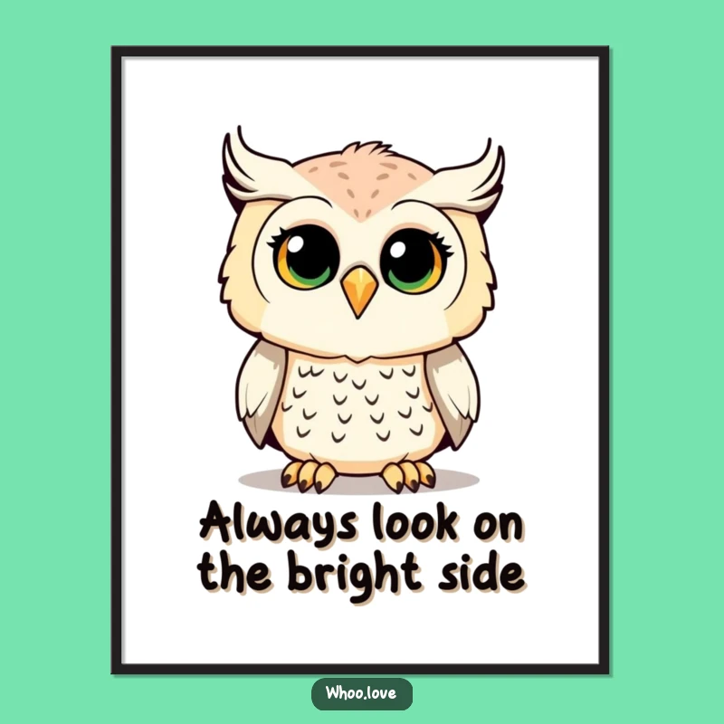 Free Printable Wall Art: Curious Owl, Funny Downloadable Decor for Whimsical Spaces