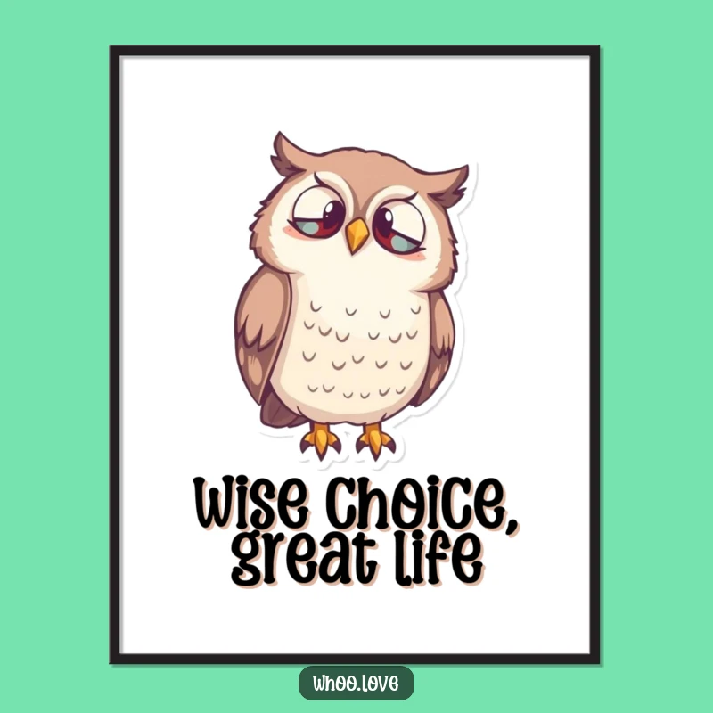 Free Printable Owl Wall Art: Curious Hoot Downloadable Decor for a Wise Touch