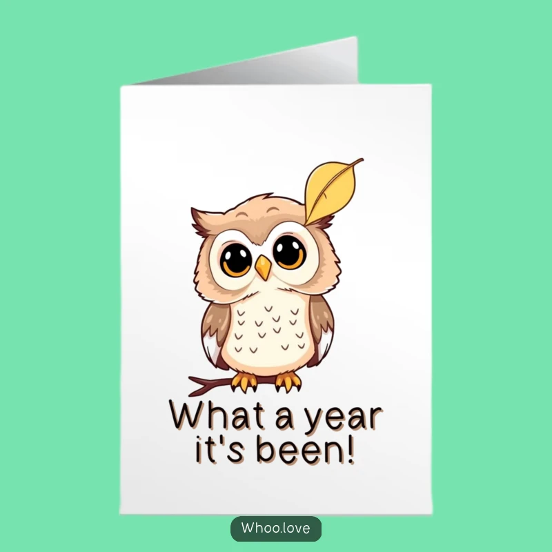 Free Printable Curious Owl Birthday Card - Thoughtful Downloadable Gift for Fall Birthdays