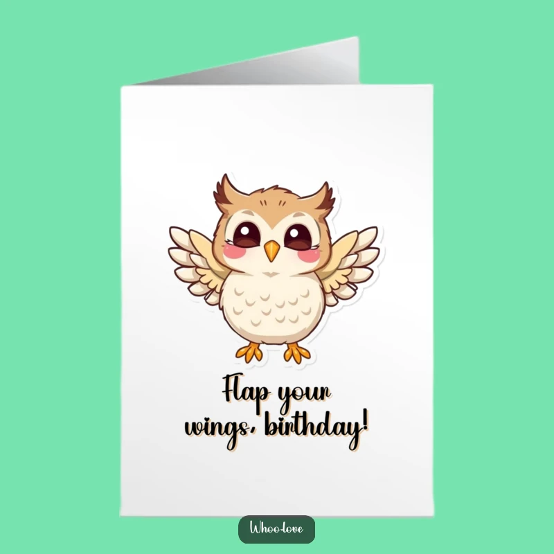 Free Printable Joyful Owl Birthday Card - Energetic Downloadable Gift for Fun Celebrations