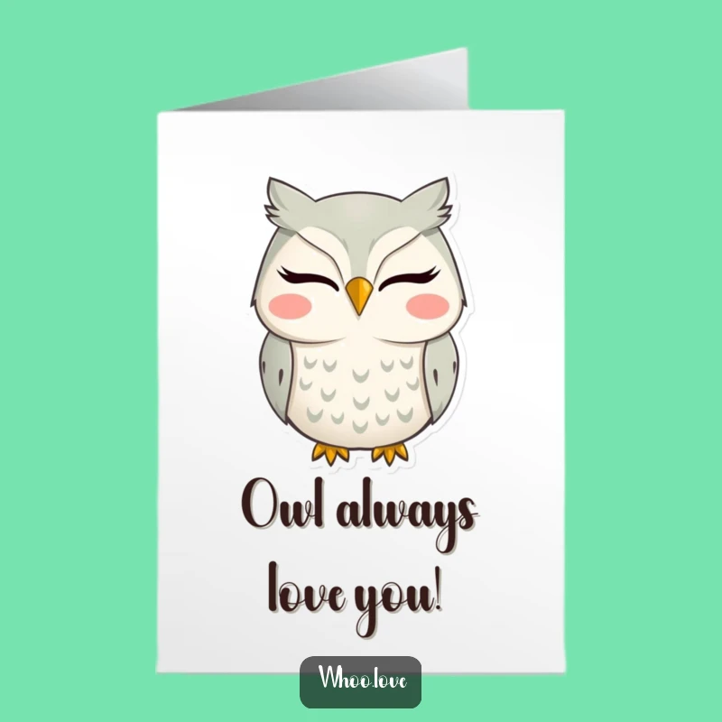 Free Printable Birthday Card: Silly Owl Grin, Downloadable Joy!