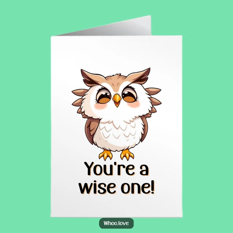 Free Printable Congrats Card: Joyful Owl Hooting, Funny Downloadable Celebration