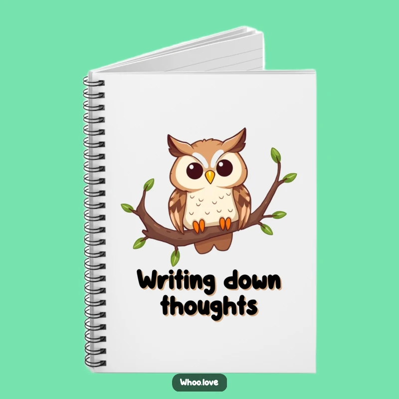 Funny Curious Owl Notebook: Jot Down Your Brilliant Ideas with Whimsical Flair