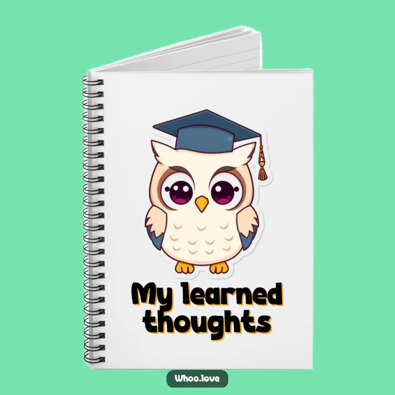 Funny Graduation Owl Notebook: Smart Grad Owl Journal, Perfect Gift