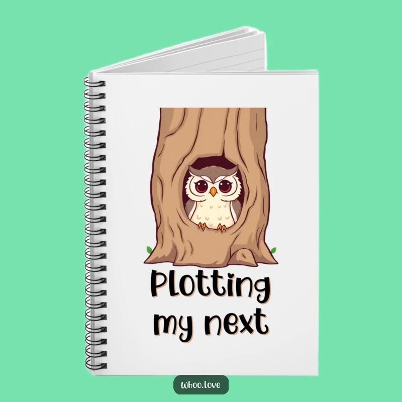 Funny Mischievous Owl Notebook: Jot Down Your Secrets in Style
