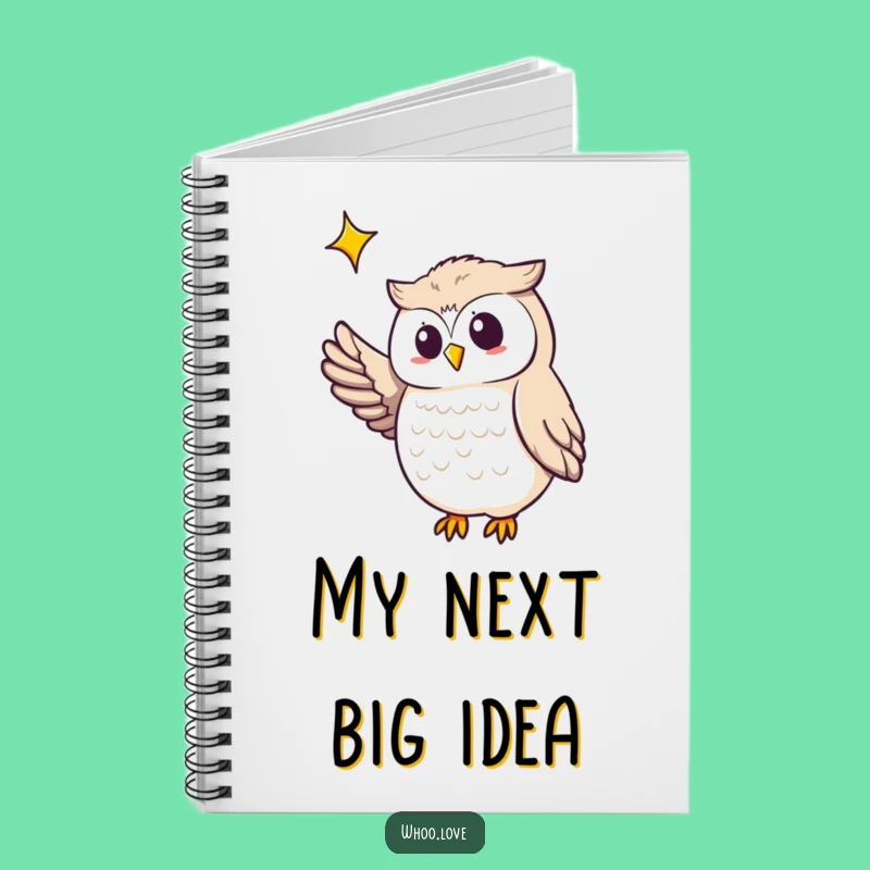 Funny Owl Guiding Star Notebook: Jot Down Your Dreams with Hoot-tastic Humor