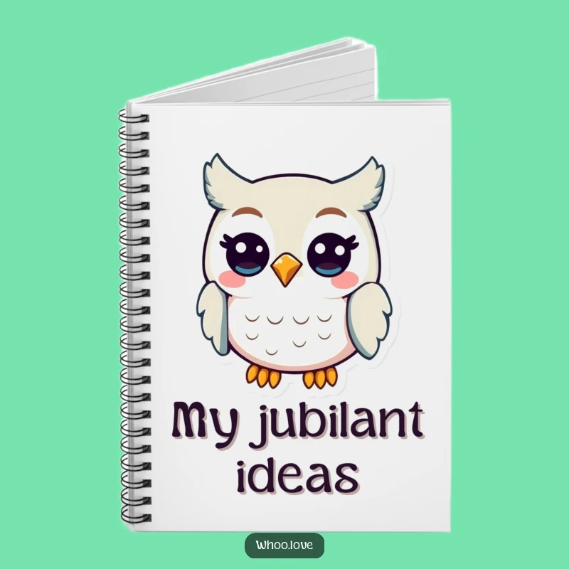 Funny Owl Happy Thoughts Notebook: Journal Your Joy with This Hilarious Bird Design