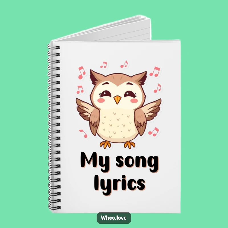 Funny Owl Notebook: Happy Hoot - Journal Funny Gift