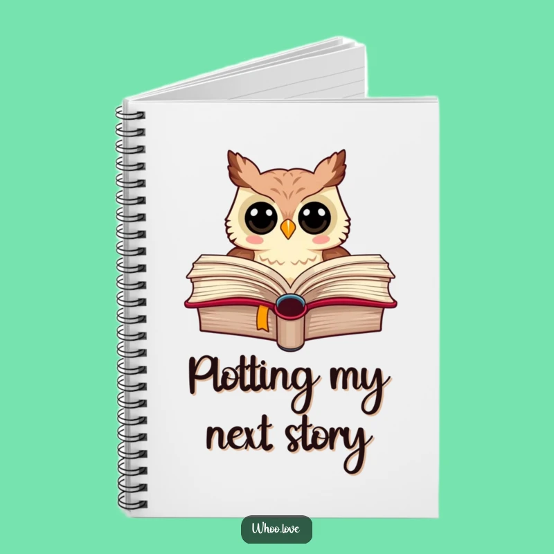 Funny Owl Notebook: Jot Down Ideas with Literary Humor, Gift Idea
