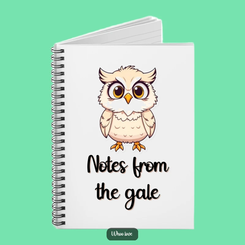 Funny Owl Notes Notebook: Surprised Feathers, Perfect Nature Journal Gift!