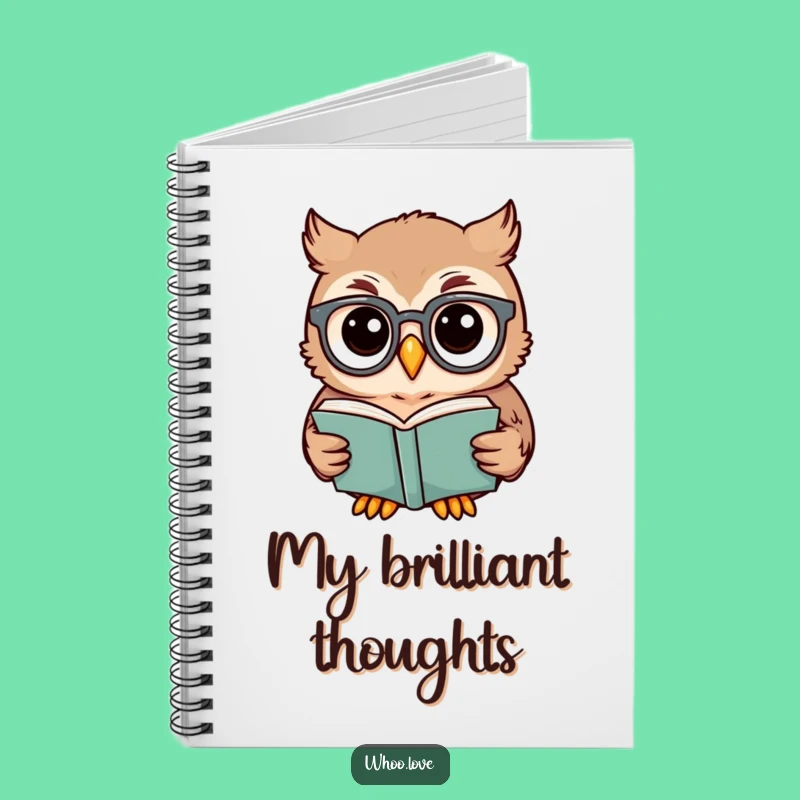 Funny Owl Scholar Notebook: Jot Down Brilliant Ideas with Intellectual Humor