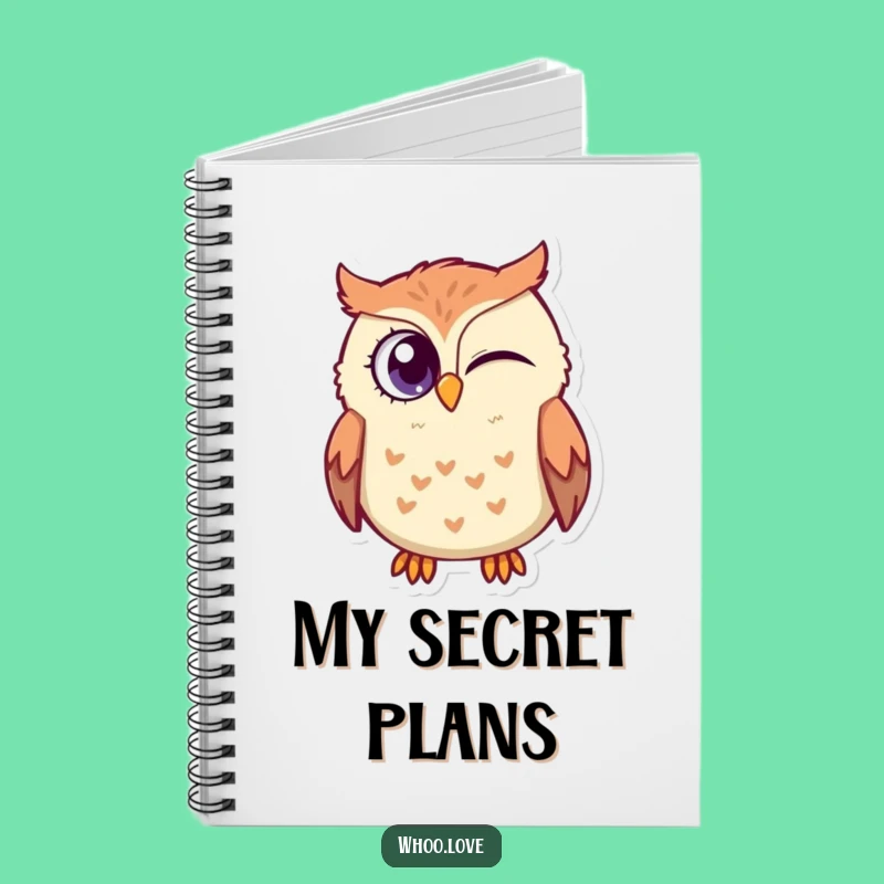 Funny Owl Secret Keeper Notebook: Journal Your Thoughts with This Hilarious Bird Design