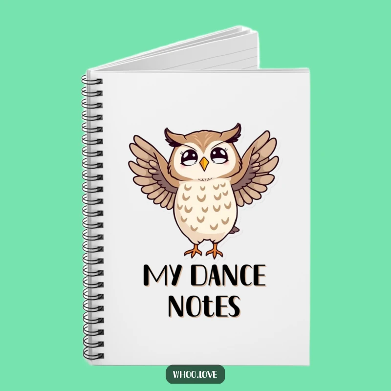 Funny Striped Owl Dance Notebook: Jot Down Ideas with This Hilarious Owl Companion