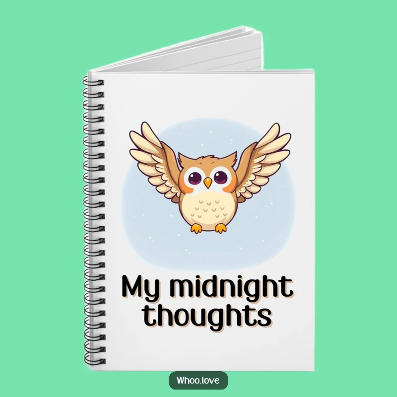 Funny Soaring Owl Notebook: Jot Down Ideas with This Hilarious Journal