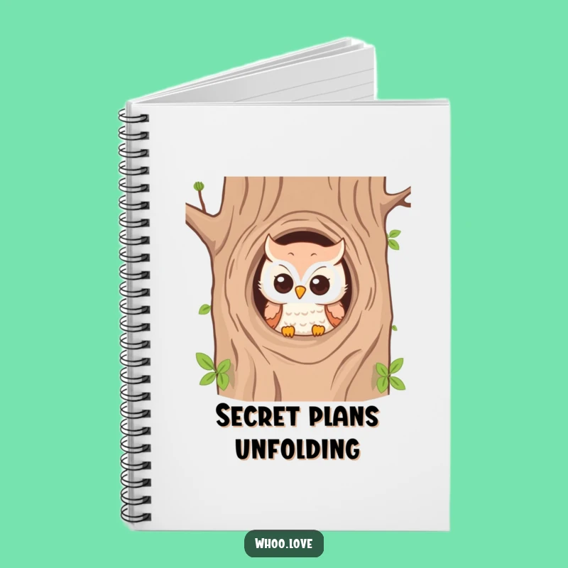 Funny Owl Notebook: Jot Down Secrets, Perfect Gift Journal