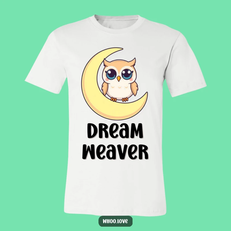 Funny Owl Moon T-Shirt: Curious Character - Awesome Funny Gift for Owl Fans