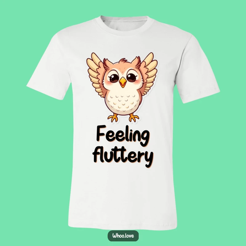 Funny Excited Owl T-Shirt: Joyful Character - Awesome Funny Gift for Happy Folks