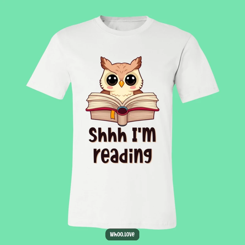 Funny Owl Behind Book T-Shirt: A Hilarious Gift for Wise Souls