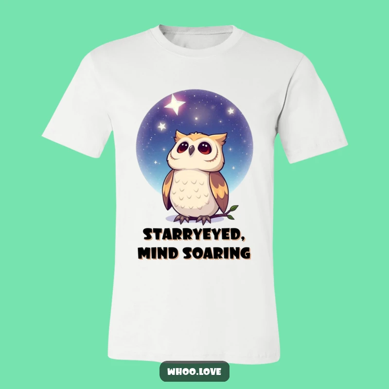 Funny Dreamy Owl T-Shirt - Celestial Wonder Apparel